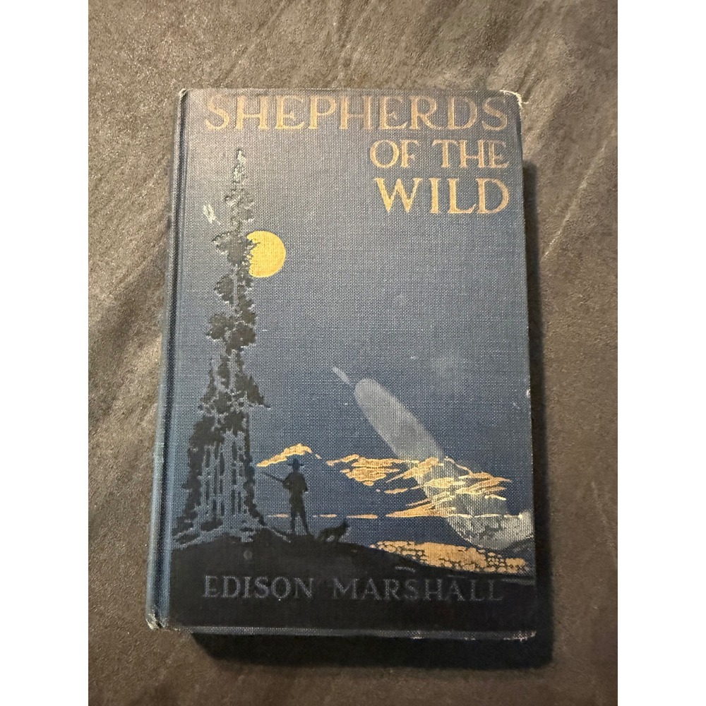 Shepherds of the Wild Edison‎ Marshall 1922 Antique Hardcover Little Brown & Co